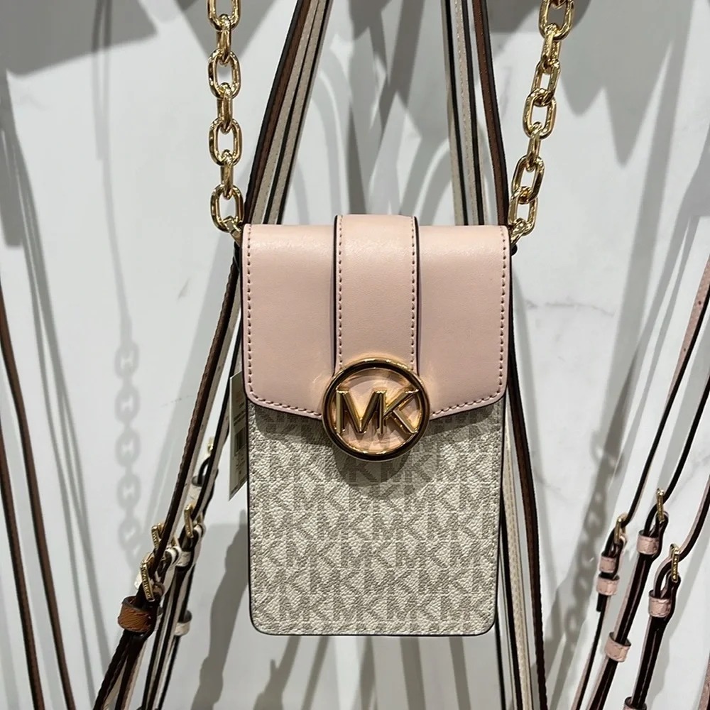 Michael Kors Carmen Small Logo Smartphone Crossbody Bag
Powder Blush Multi - Picture 10 of 16